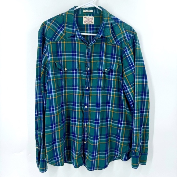 Lucky Brand Snap Down Longsleeve Shirt - Picture 1 of 6
